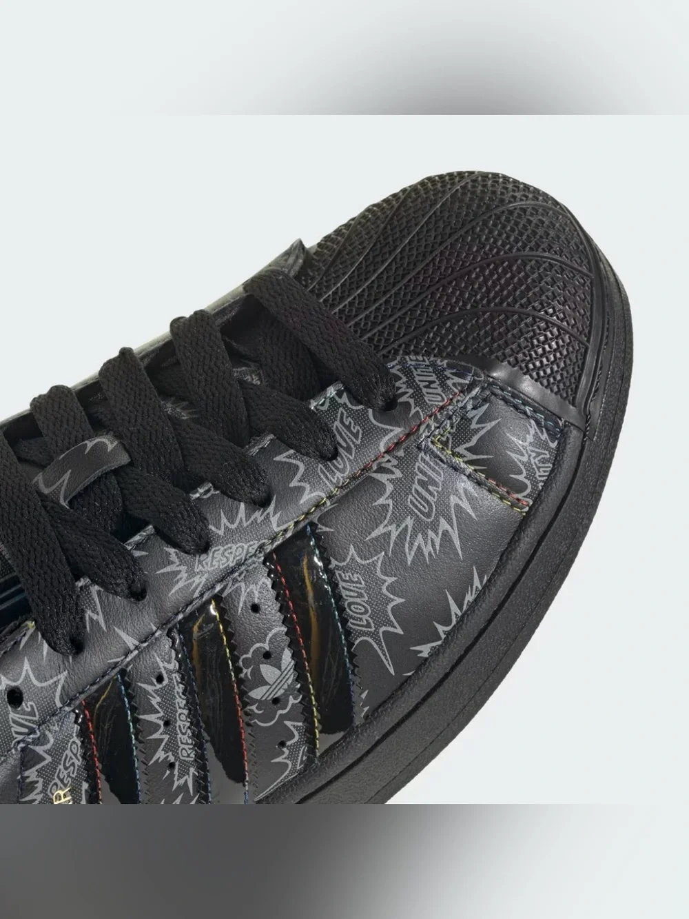 Adidas Superstar II Love Respect Black Men’s Shoes KJ3276
